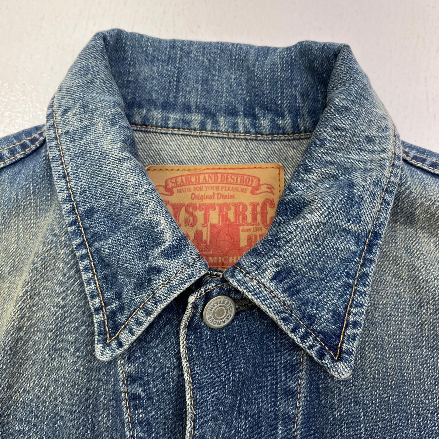 【中古】HYSTERIC GLAMOUR | ヒステリックグラマー Studs Tracker Jacket デニム 0201AB08 インディゴ サイズ：M【加古川店】