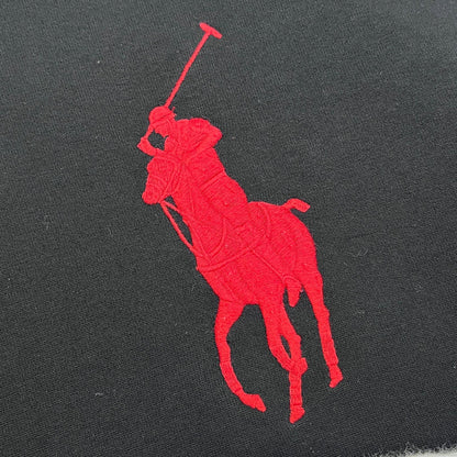【中古】POLO RALPH LAUREN | ポロ・ラルフローレン 前V BIG PONNY パーカー 0200011610 ブラック サイズ：M【加古川店】