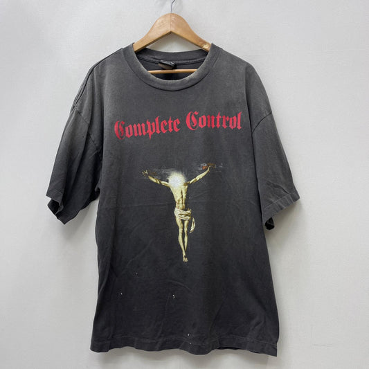 【中古】SAINT MICHAEL | セントマイケルセイントマイケル ×Kosuke Kawamura Complete Contrl 半袖Ｔシャツ SM-HR8-0000-C25 ブラック サイズ：XL【加古川店】