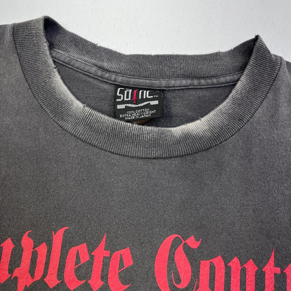 【中古】SAINT MICHAEL | セントマイケルセイントマイケル ×Kosuke Kawamura Complete Contrl 半袖Ｔシャツ SM-HR8-0000-C25 ブラック サイズ：XL【加古川店】