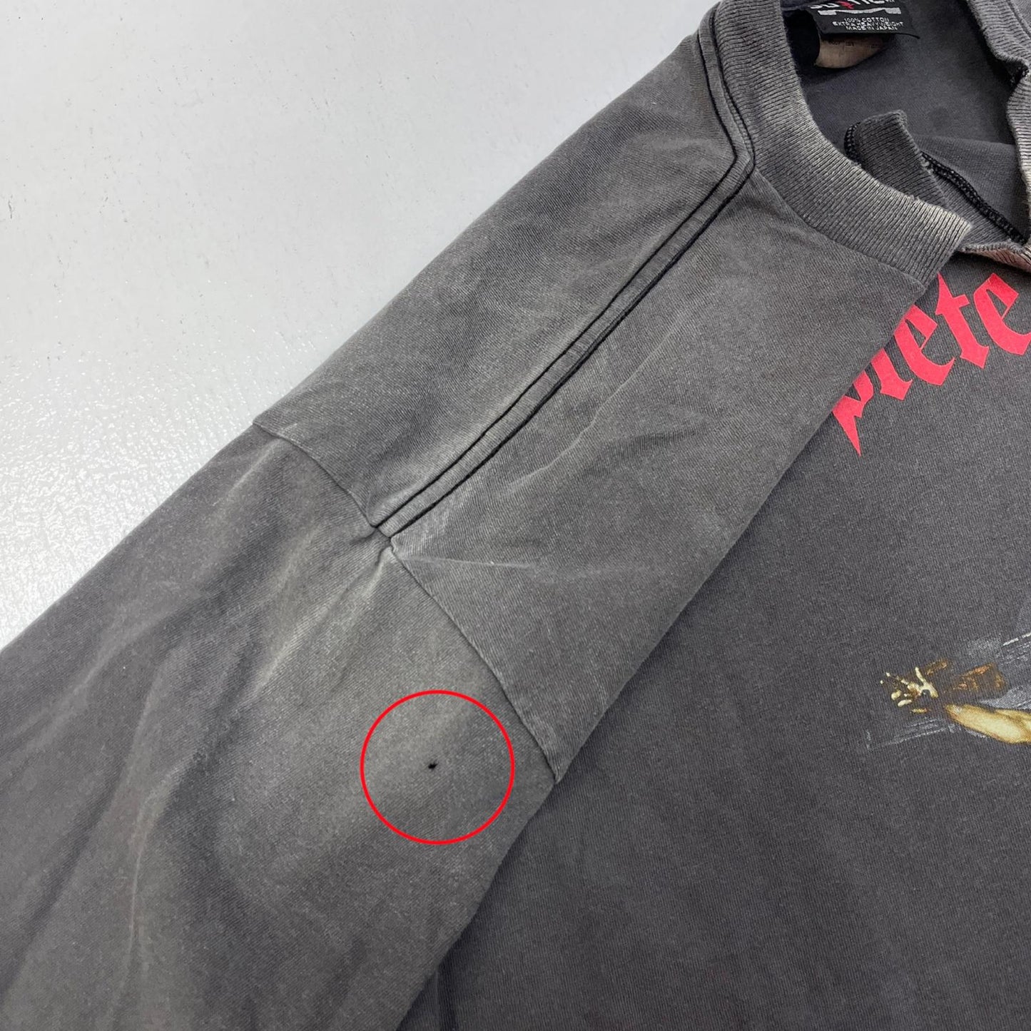 【中古】SAINT MICHAEL | セントマイケルセイントマイケル ×Kosuke Kawamura Complete Contrl 半袖Ｔシャツ SM-HR8-0000-C25 ブラック サイズ：XL【加古川店】