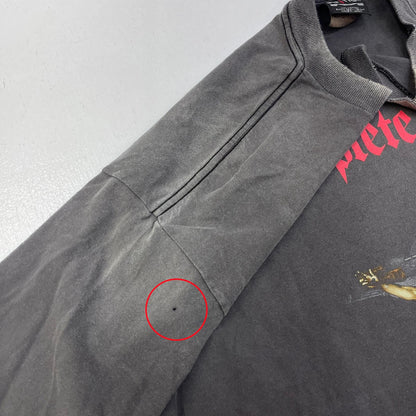 【中古】SAINT MICHAEL | セントマイケルセイントマイケル ×Kosuke Kawamura Complete Contrl 半袖Ｔシャツ SM-HR8-0000-C25 ブラック サイズ：XL【加古川店】