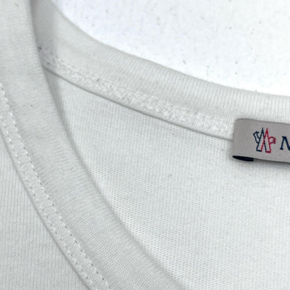 【中古】MONCLER | モンクレール MAGLIA T-SHIRT 国内正規品 半袖Ｔシャツ F10918C73510 ホワイト サイズ：M【加古川店】