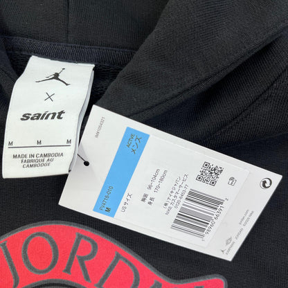 【中古】JORDAN | ジョーダン ×SAINT MICHAEL M J Sm Flc Hoodie パーカー FV4718-010 ブラック サイズ：M【加古川店】