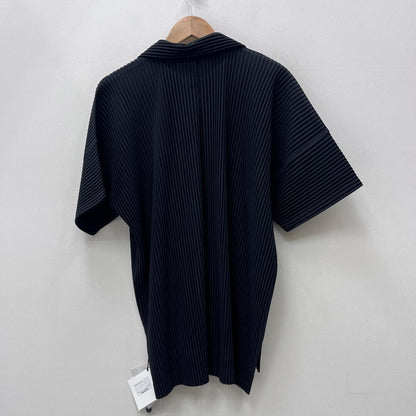 【中古】ISSEY MIYAKE | イッセイミヤケ MONTHLY COLORS : MAY 半袖シャツ HP61JJ051 ブラック サイズ：3【加古川店】