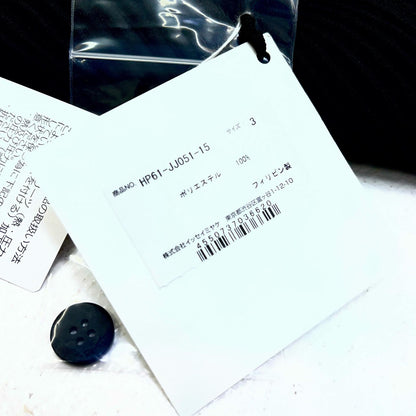 【中古】ISSEY MIYAKE | イッセイミヤケ MONTHLY COLORS : MAY 半袖シャツ HP61JJ051 ブラック サイズ：3【加古川店】