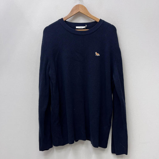 【中古】MAISON KITSUNE | メゾンキツネ RELAXED PULLOVER ニット IM00511KT1064 ブラック サイズ：M【加古川店】