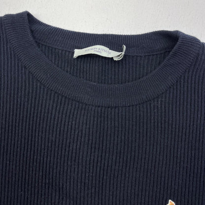 【中古】MAISON KITSUNE | メゾンキツネ RELAXED PULLOVER ニット IM00511KT1064 ブラック サイズ：M【加古川店】