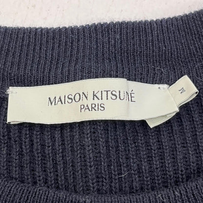 【中古】MAISON KITSUNE | メゾンキツネ RELAXED PULLOVER ニット IM00511KT1064 ブラック サイズ：M【加古川店】