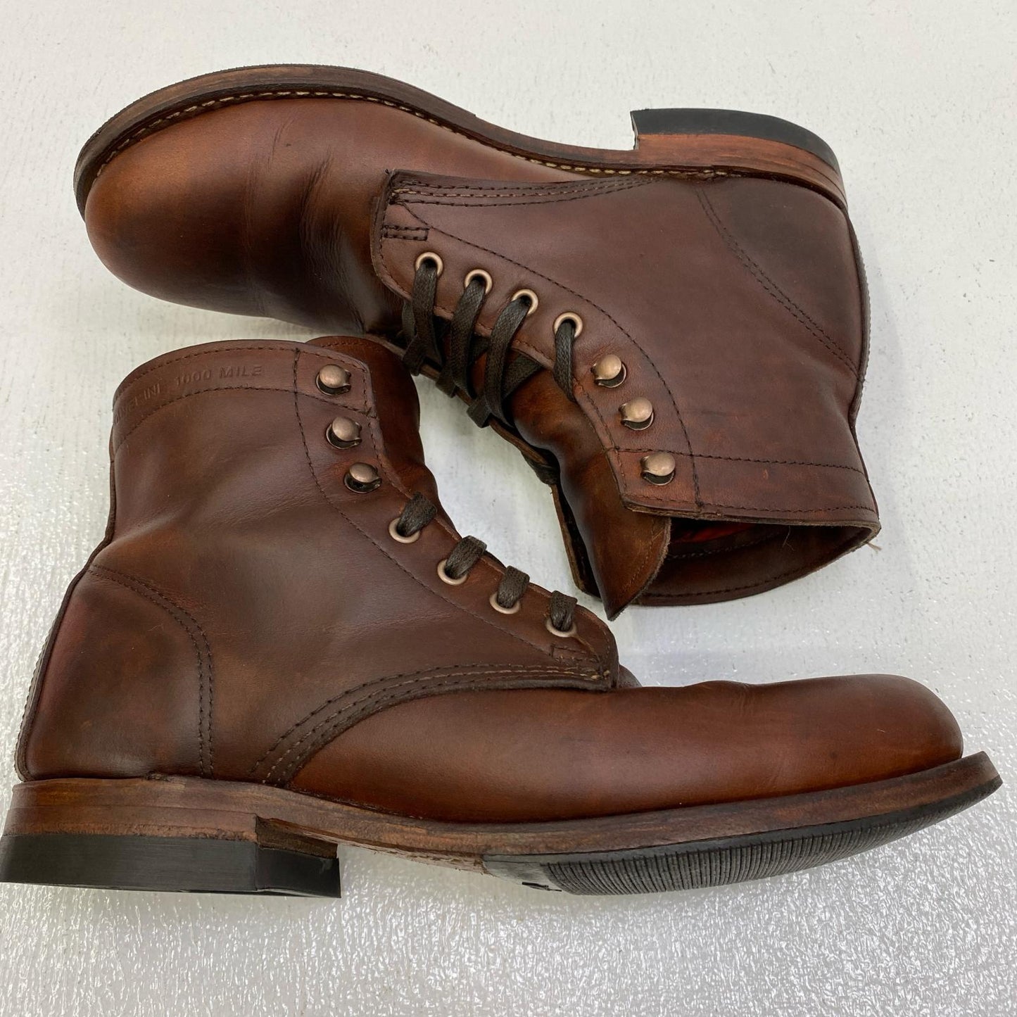 【中古】WOLVERINE | ウルヴァリンウルバリン LIBERTYコラボ 1000mile boots ブーツ W40380 ブラウン【加古川店】