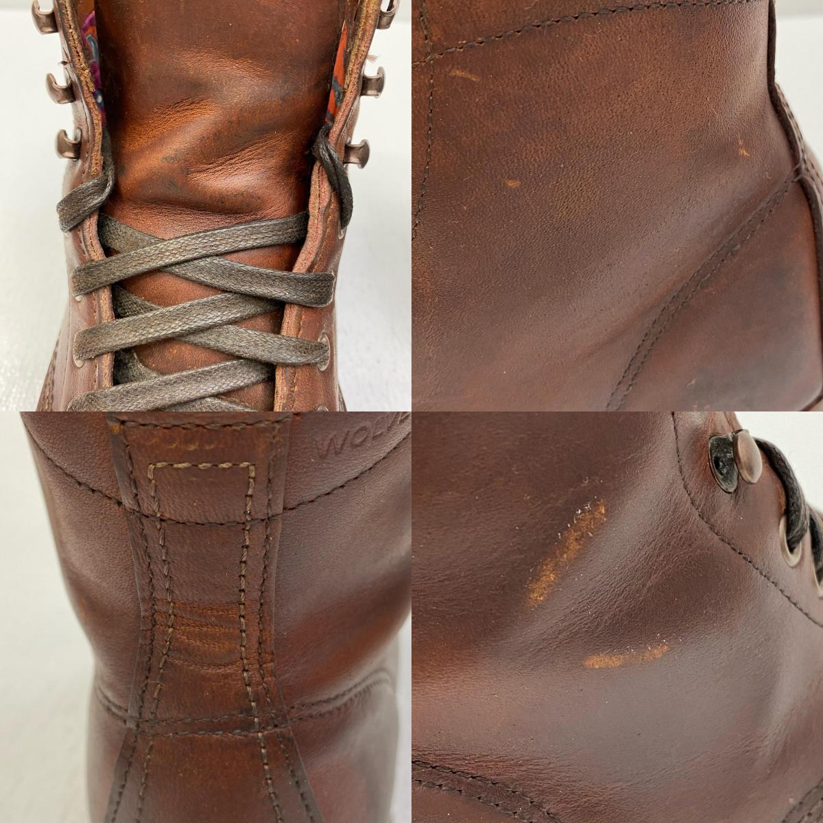 【中古】WOLVERINE | ウルヴァリンウルバリン LIBERTYコラボ 1000mile boots ブーツ W40380 ブラウン【加古川店】