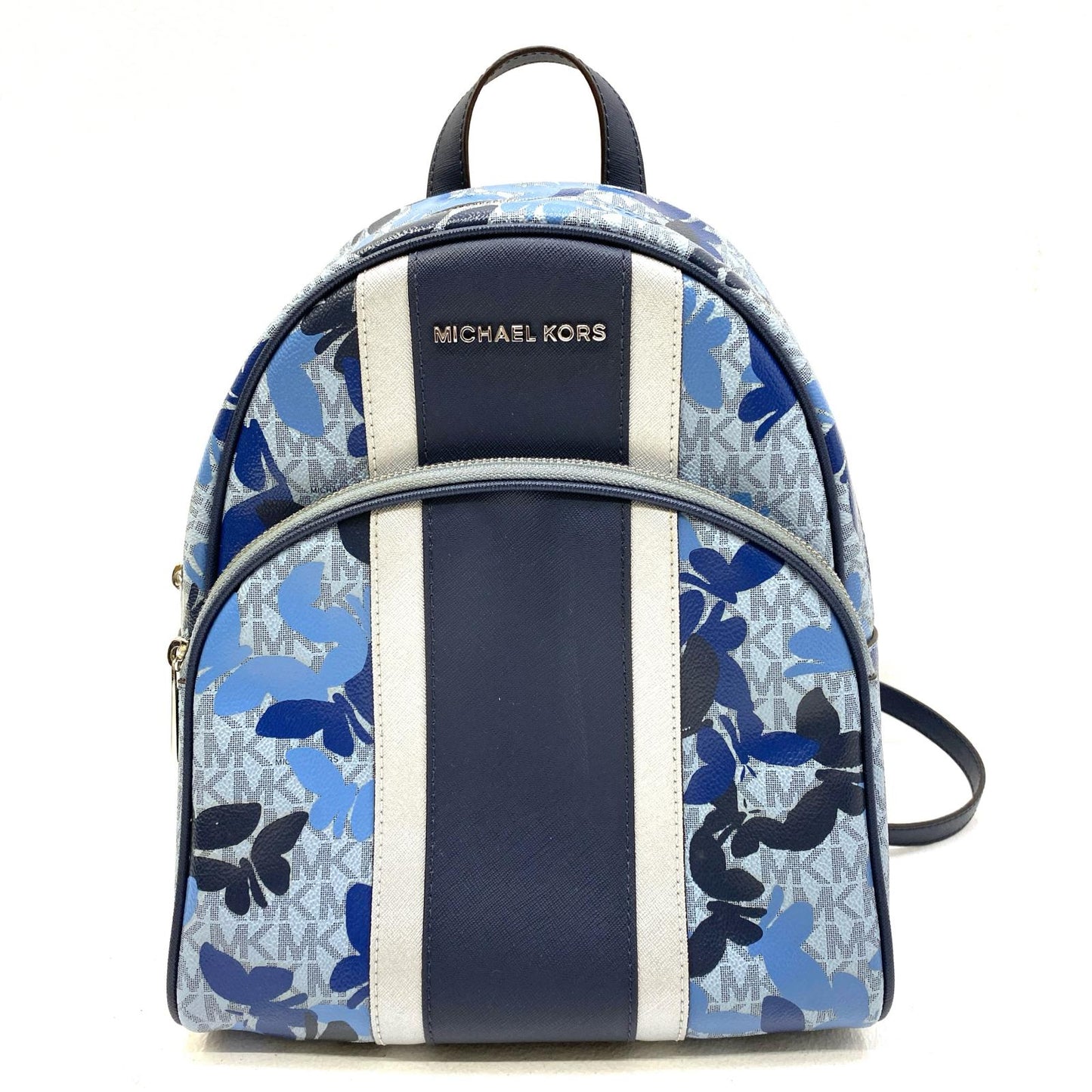 【中古】Michael Kors | マイケルコース abby butterfly medium back pack リュック・デイパック 35T9DX7B2B ライトブルー【加古川店】