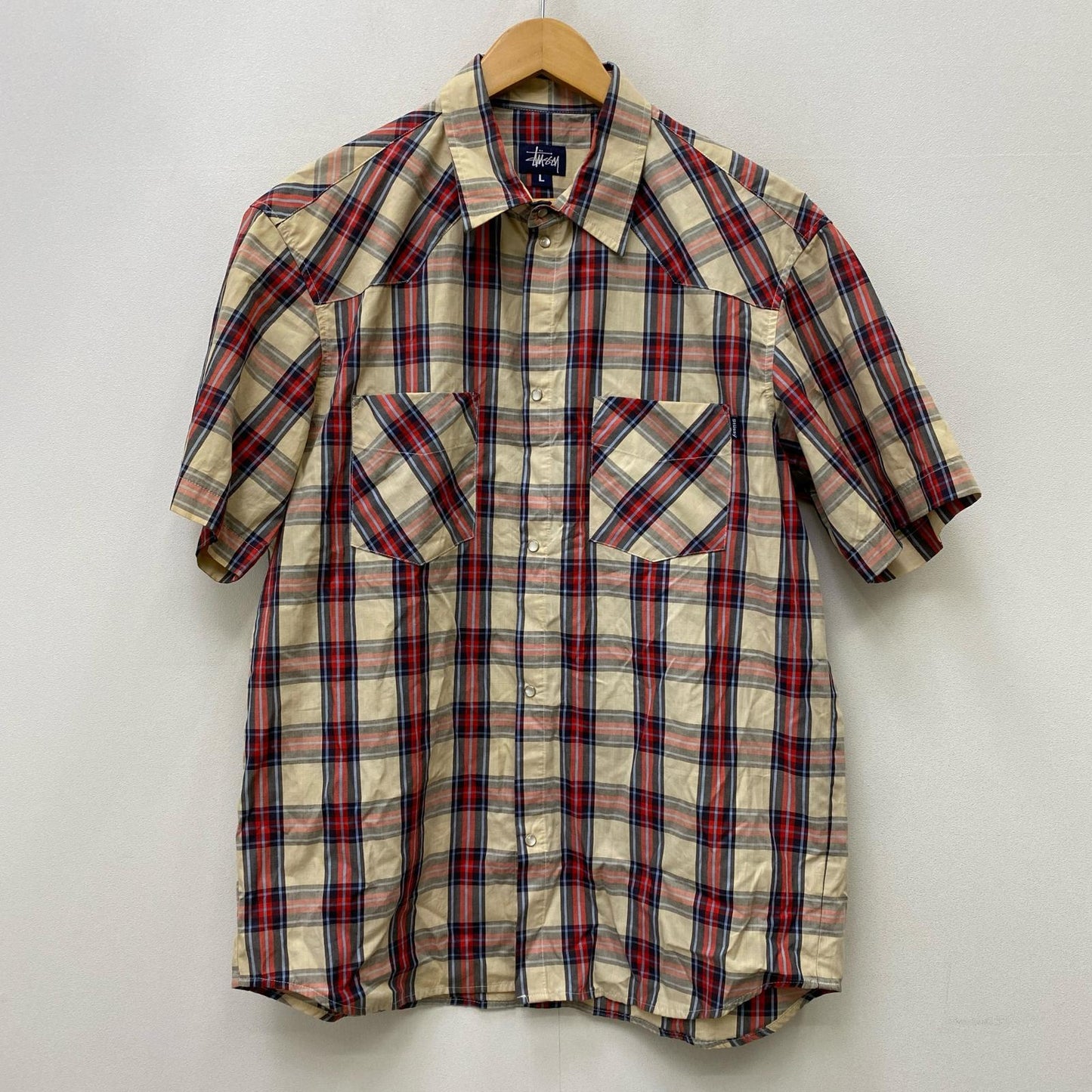 【中古】STUSSY | ステューシー old 半袖シャツ サイズ：L【加古川店】