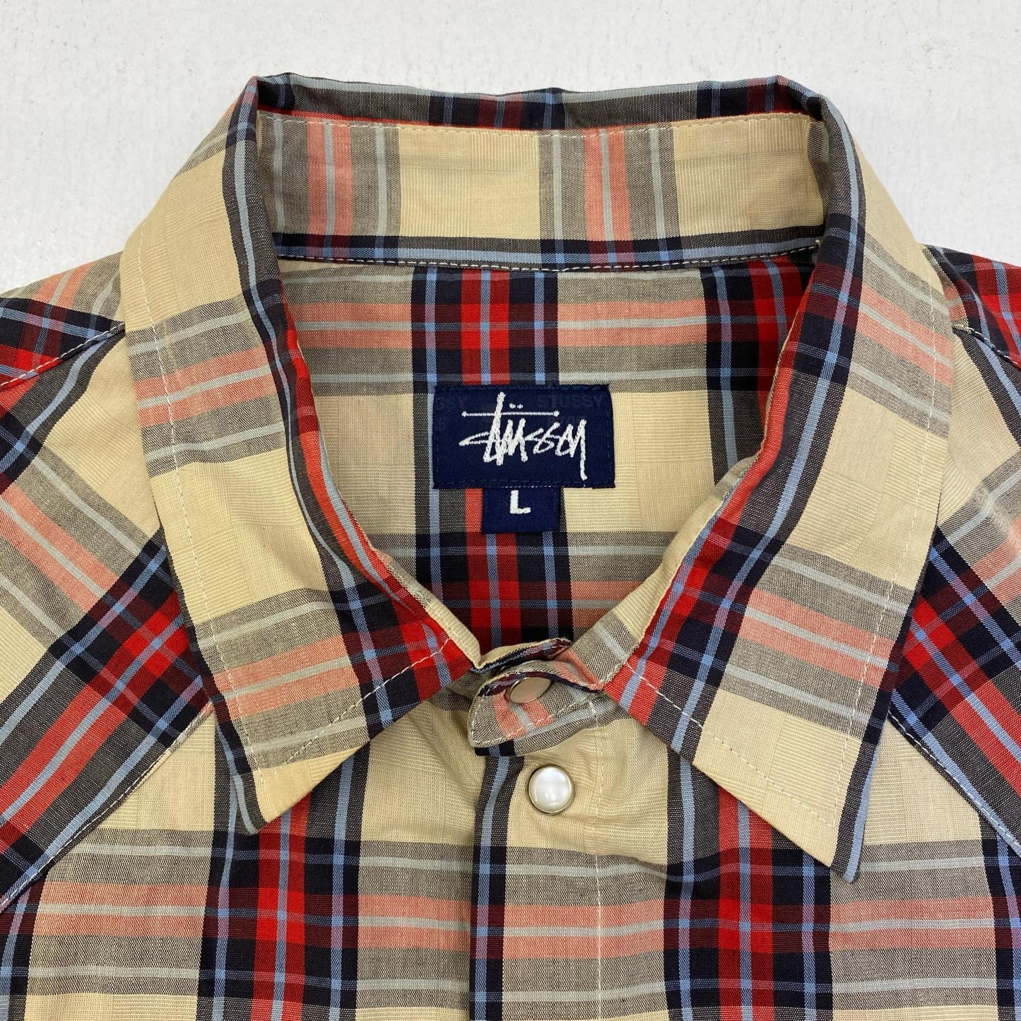 【中古】STUSSY | ステューシー old 半袖シャツ サイズ：L【加古川店】
