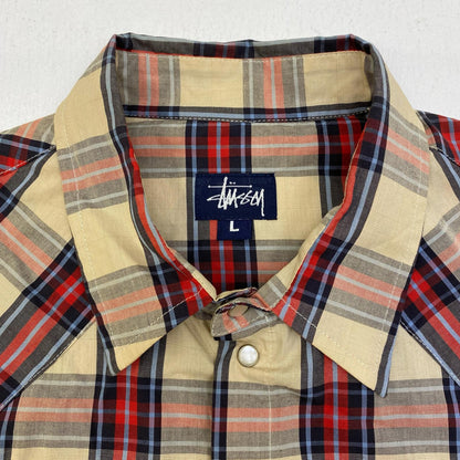 【中古】STUSSY | ステューシー old 半袖シャツ サイズ：L【加古川店】