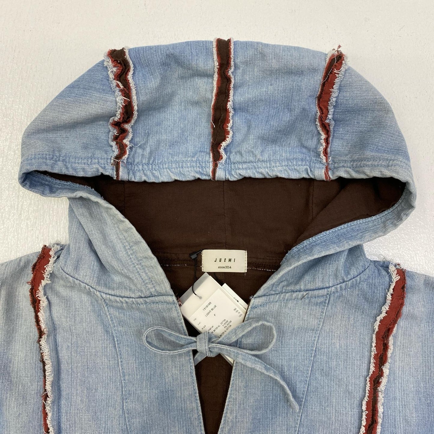 【中古】Juemi | ジュエミ Millefeuille Denim Hoodie パーカー 1510105 インディゴ【加古川店】