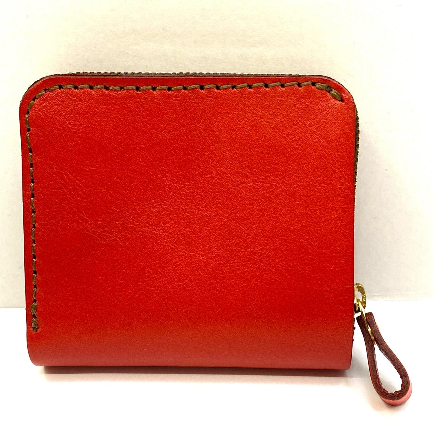 【中古】HERZ | ヘルツ 二つ折り財布 レッド【加古川店】