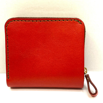 【中古】HERZ | ヘルツ 二つ折り財布 レッド【加古川店】