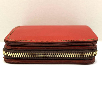 【中古】HERZ | ヘルツ 二つ折り財布 レッド【加古川店】