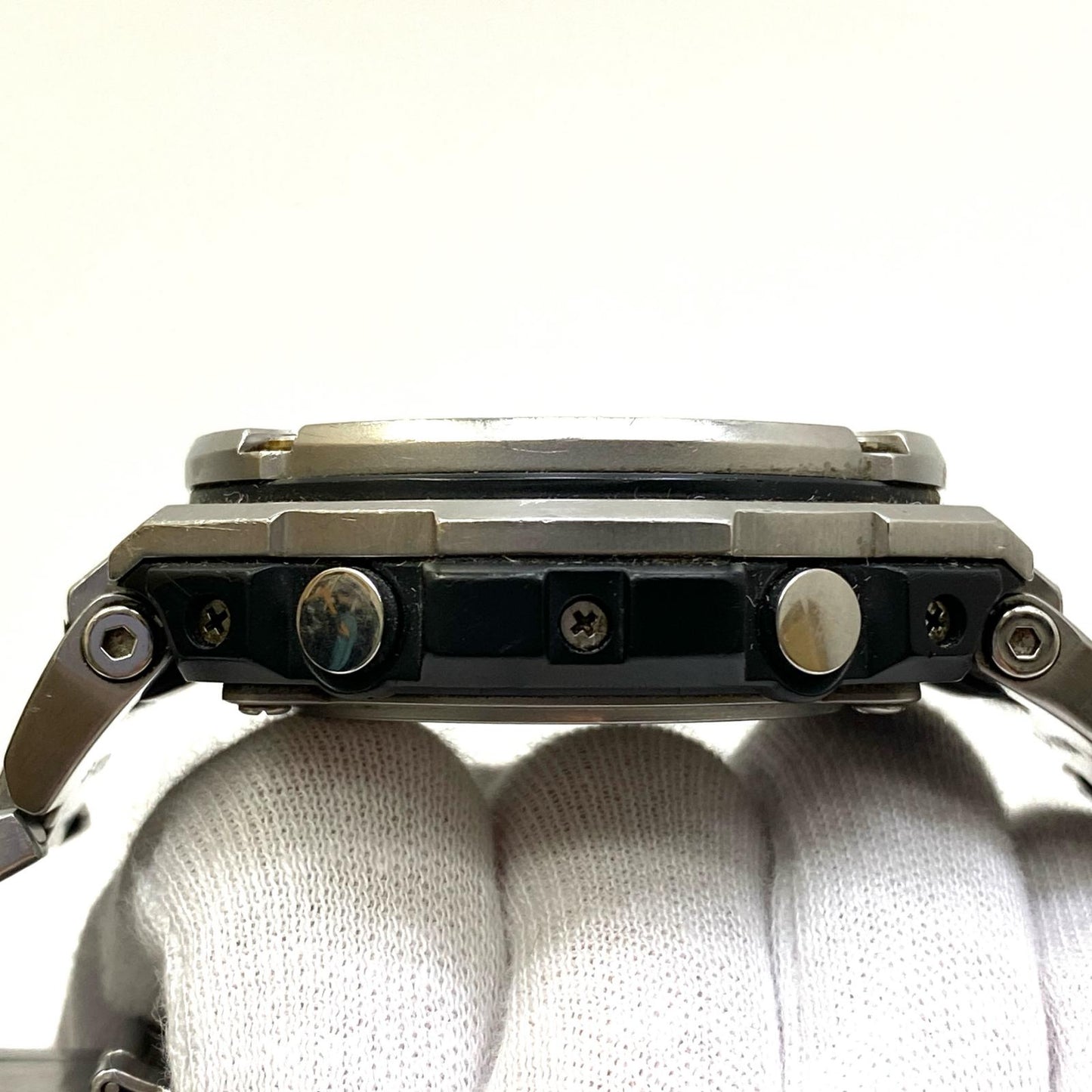 【中古】G-SHOCK | ジーショック GST-W100 Series 腕時計 GST-W110D-1A9JF シルバー【加古川店】