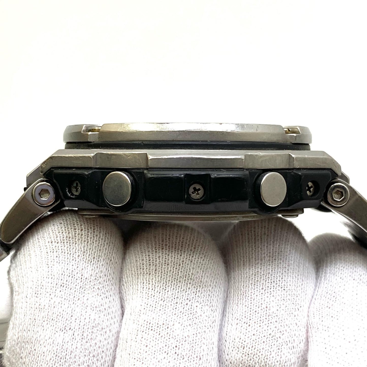 【中古】G-SHOCK | ジーショック GST-W100 Series 腕時計 GST-W110D-1A9JF シルバー【加古川店】