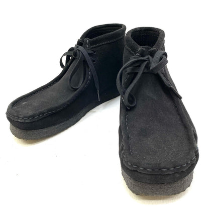 【中古】Clarks | クラークス WALLABEE BOOT ブーツ 261555177080 ブラック 26.5cm【加古川店】