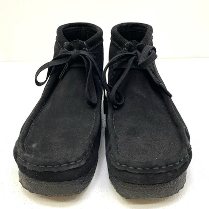 【中古】Clarks | クラークス WALLABEE BOOT ブーツ 261555177080 ブラック 26.5cm【加古川店】