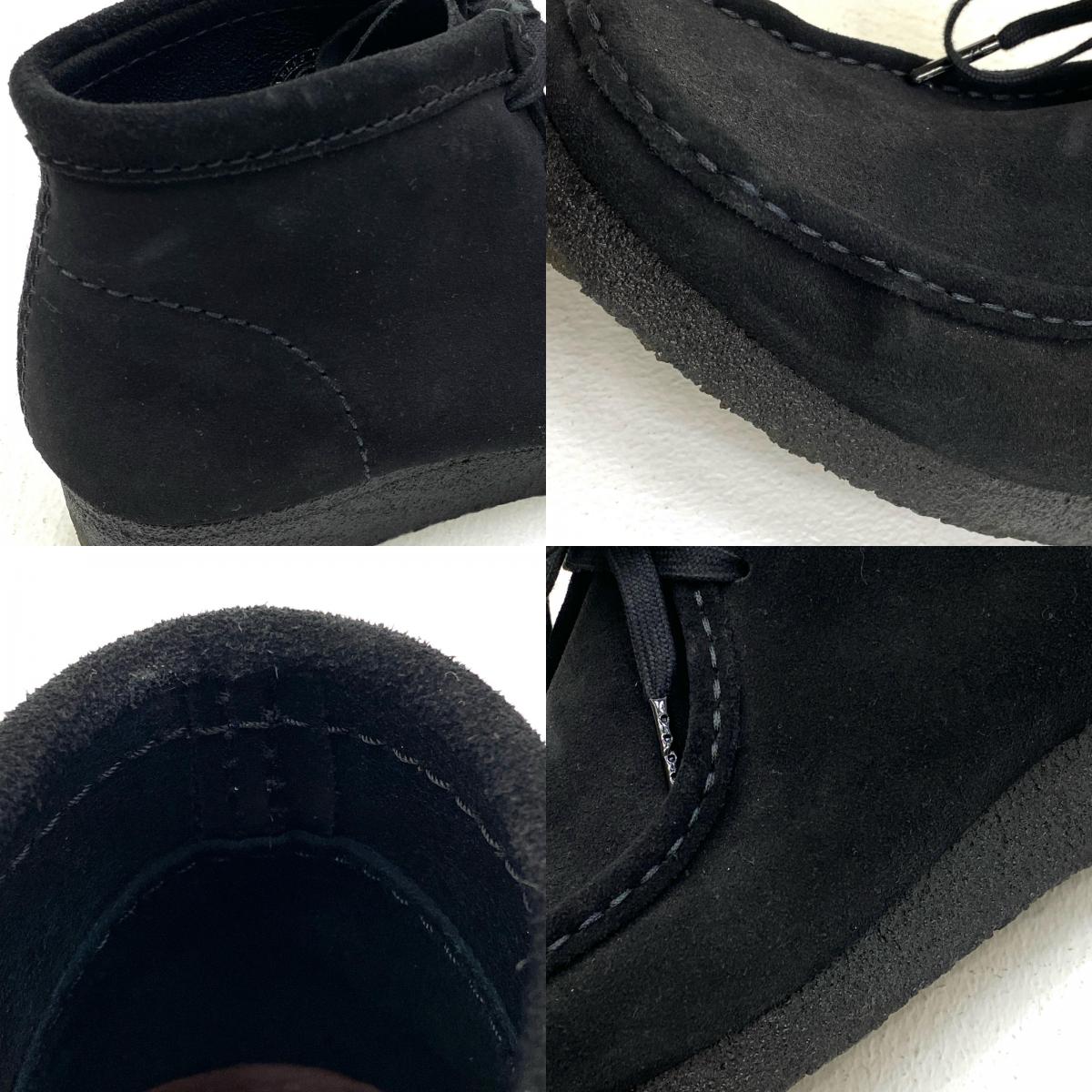 【中古】Clarks | クラークス WALLABEE BOOT ブーツ 261555177080 ブラック 26.5cm【加古川店】