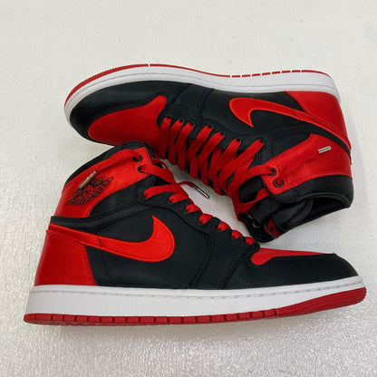 【中古】NIKE | ナイキ Women's Air Jordan 1 Retro High OG Satin Bred スニーカー fd4810-061 ブラック 27cm【加古川店】