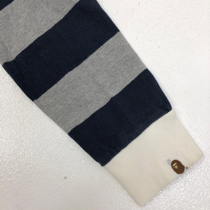 【中古】A BATHING APE | アベイシングエイプ border rugger shirt ポロシャツ サイズ：M【加古川店】
