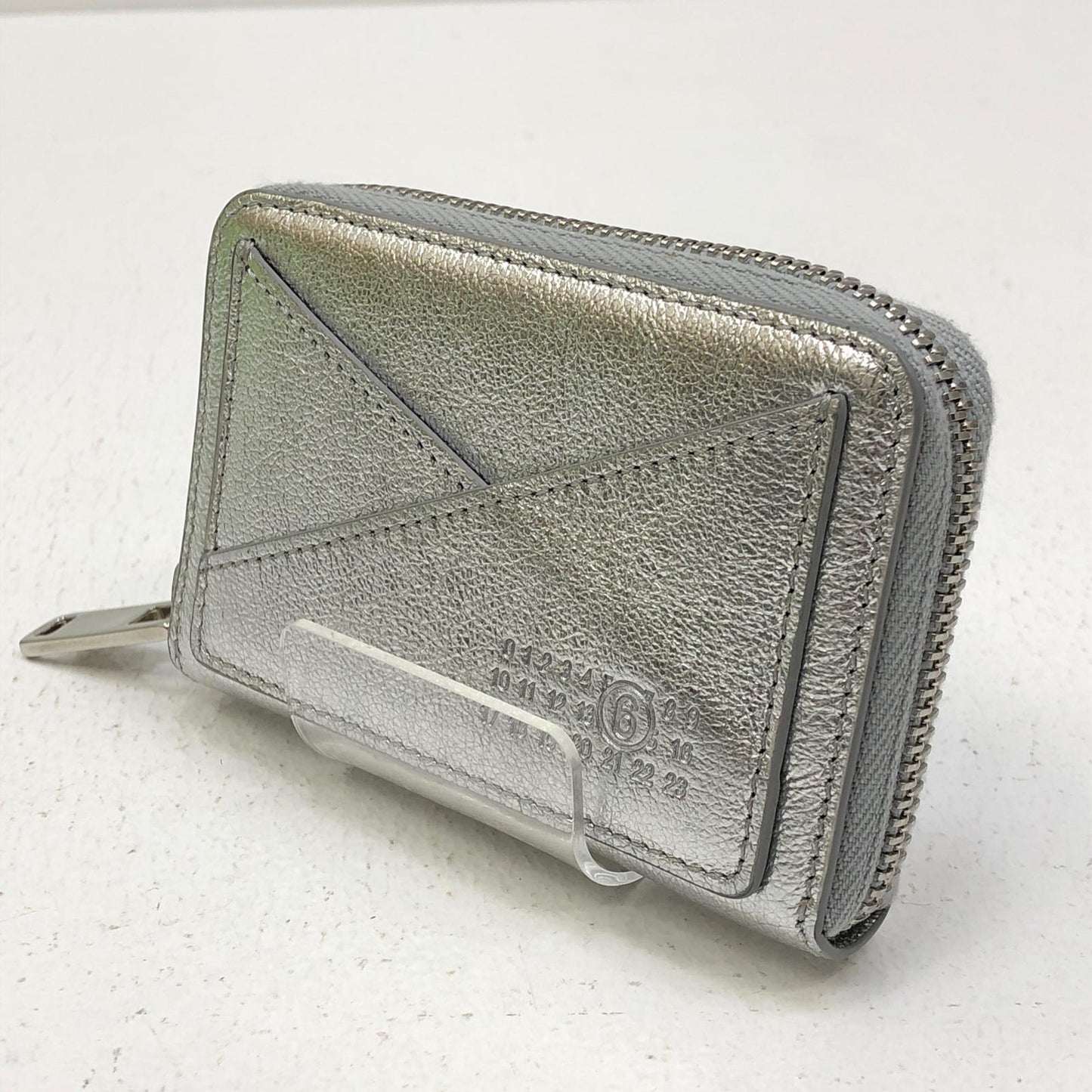 【中古】MM6(Maison Margiela) | エムエムシックスメゾンマルジェラ カードケース SA6UI0016 P6206 シルバー【加古川店】