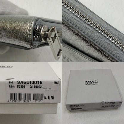 【中古】MM6(Maison Margiela) | エムエムシックスメゾンマルジェラ カードケース SA6UI0016 P6206 シルバー【加古川店】