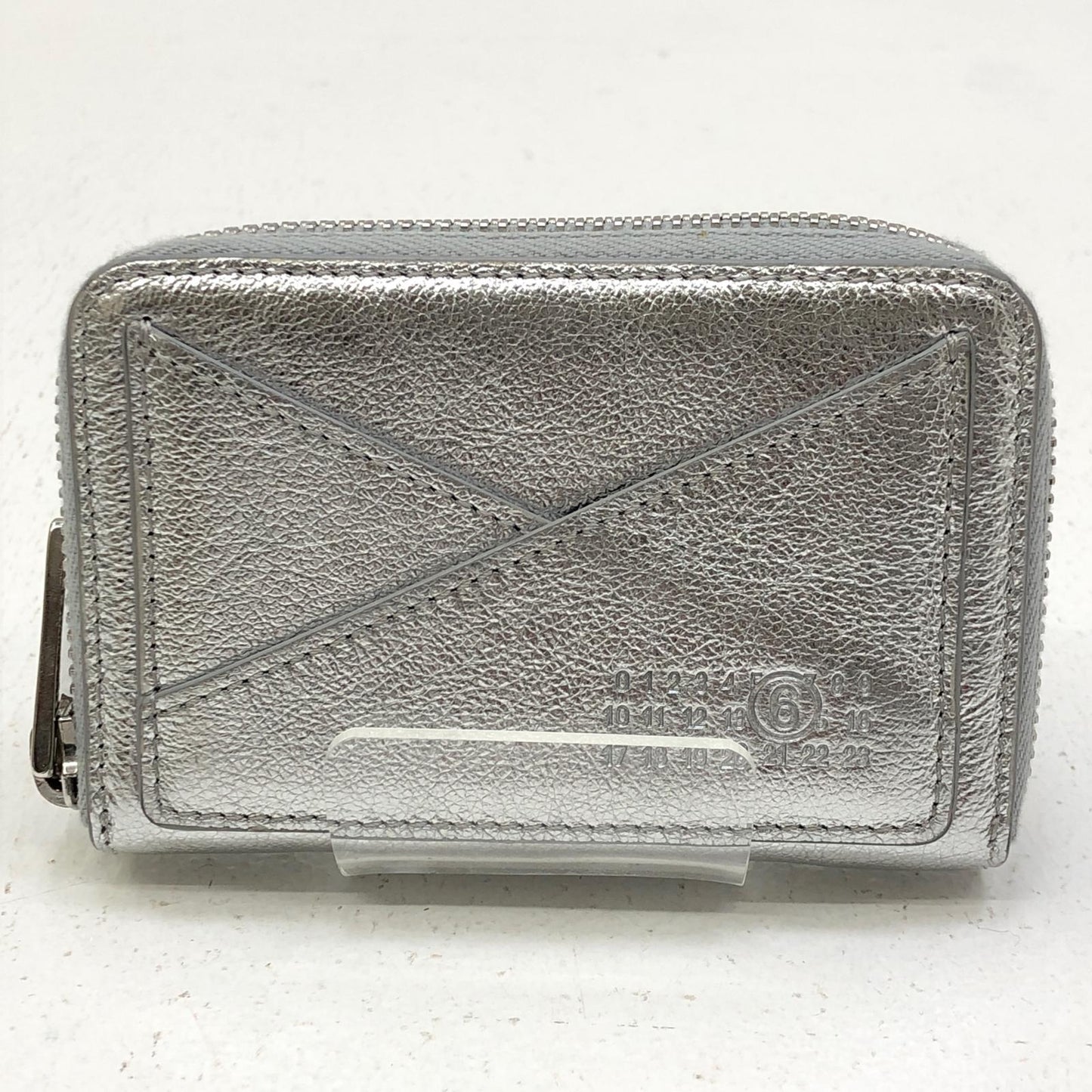 【中古】MM6(Maison Margiela) | エムエムシックスメゾンマルジェラ カードケース SA6UI0016 P6206 シルバー【加古川店】