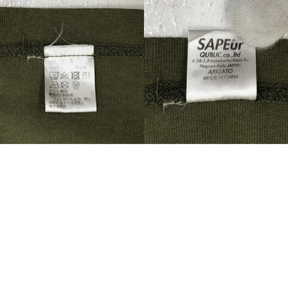 【中古】SAPEur | サプール RED PaisleyHead S/S TEE 半袖Ｔシャツ カーキ サイズ：XL【加古川店】