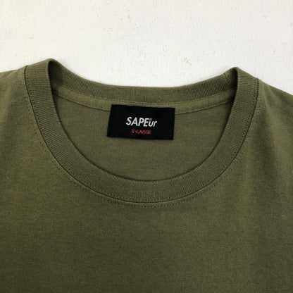 【中古】SAPEur | サプール RED PaisleyHead S/S TEE 半袖Ｔシャツ カーキ サイズ：XL【加古川店】