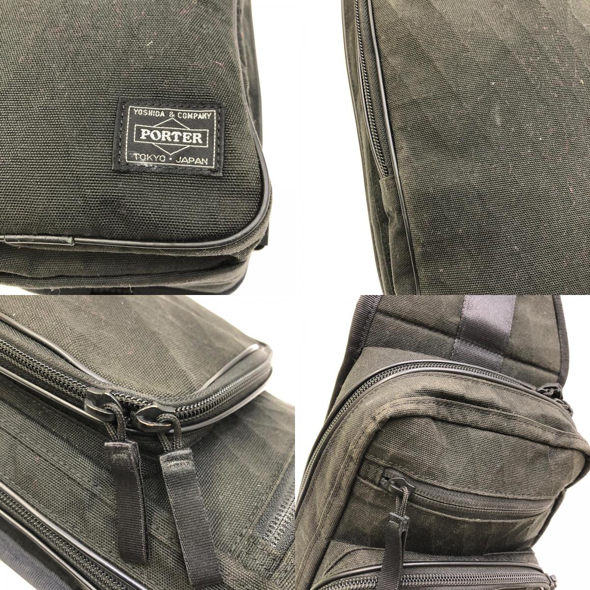 【中古】PORTER | ポーター HYBRID SLING SHOULDER ボディバッグ 737-17804 ブラック【加古川店】