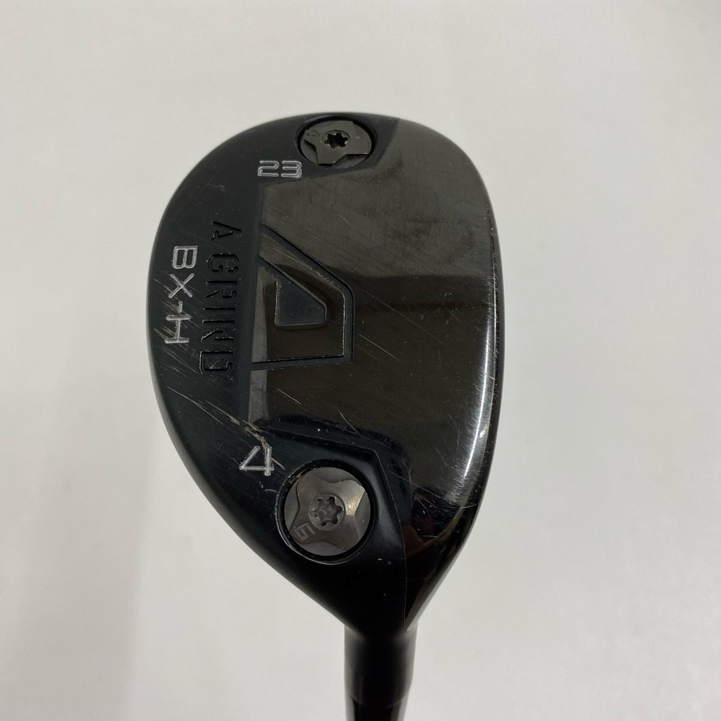 【ゴルフ用品】 BX-H(2018)4U 23° TOUR AD HY-85s フレックスS 約40ｲﾝﾁ、ﾍｯﾄﾞｶﾊﾞｰ付属【加古川店】