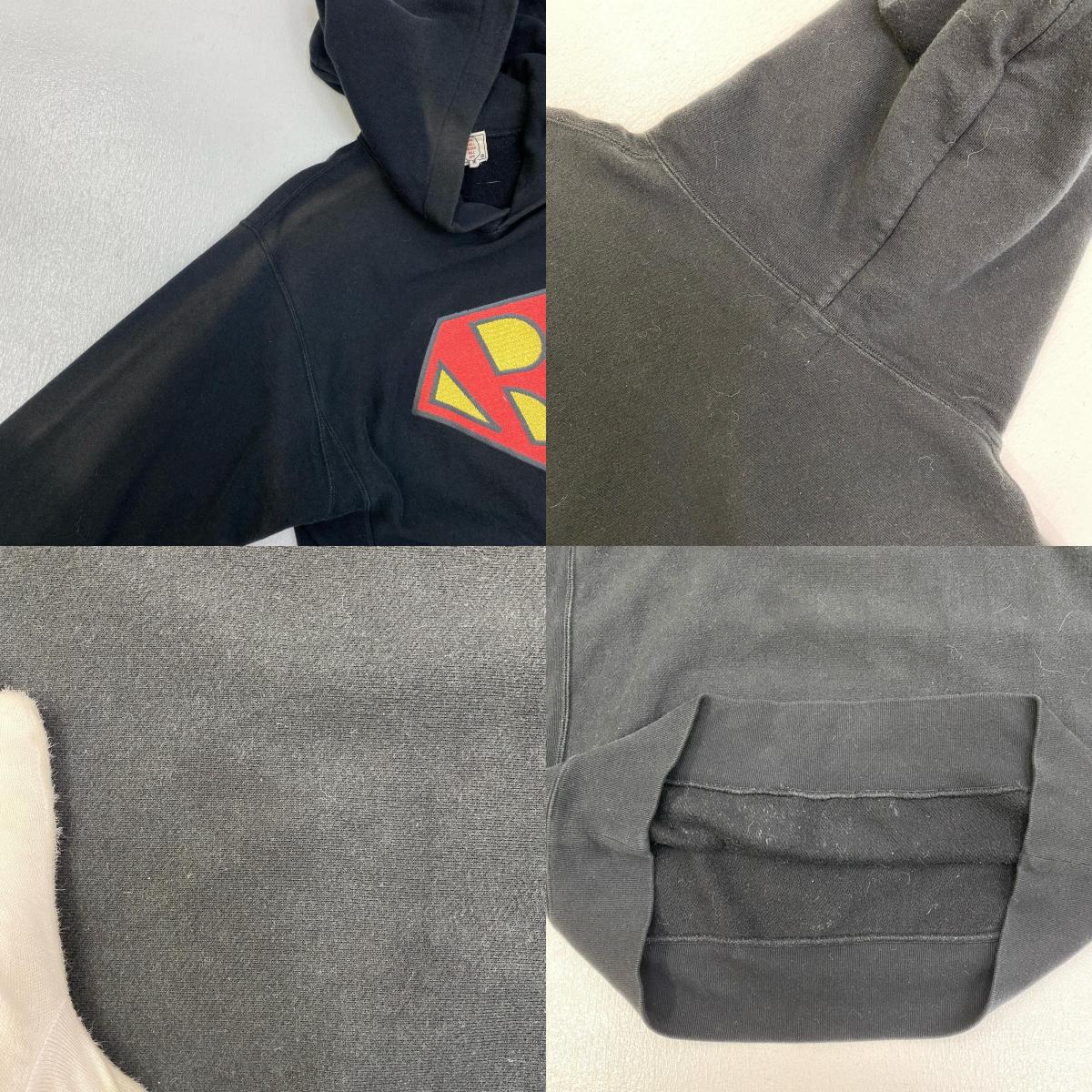 【中古】A BATHING APE | アベイシングエイプ スーパーマン パーカー ブラック サイズ：M【加古川店】