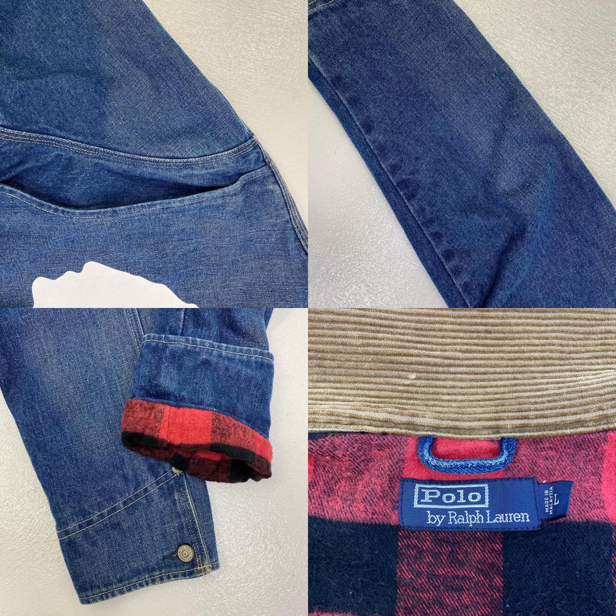 【中古】POLO RALPH LAUREN | ポロ・ラルフローレン デニム JR-RL-NA3843 ブラック サイズ：L【加古川店】