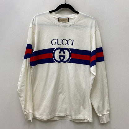 【中古】GUCCI | グッチ 国内正規品 長袖Ｔシャツ 581903 ホワイト サイズ：XS【加古川店】
