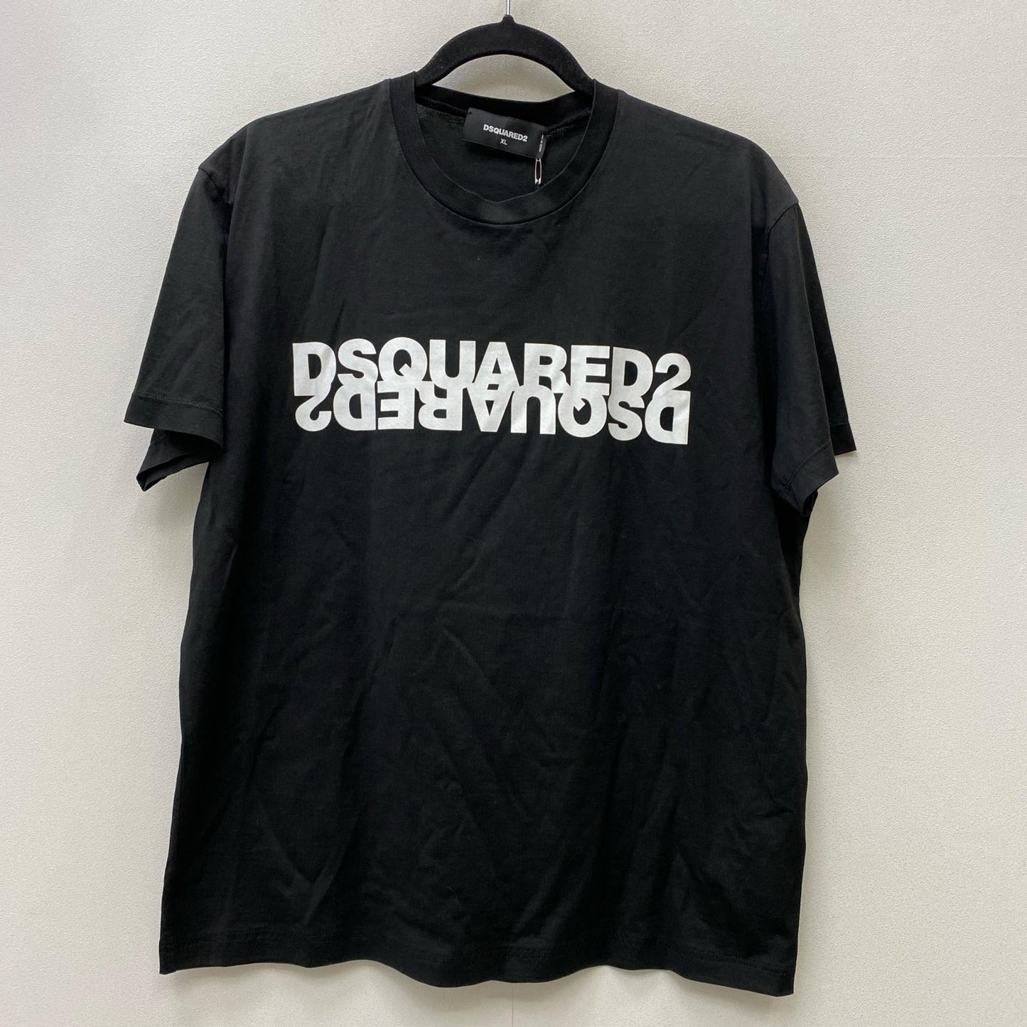 【中古】DSQUARED2 | ディースクエアード D2 ロゴプリント 半袖Ｔシャツ S74GD0635 ブラック サイズ：XL【加古川店】