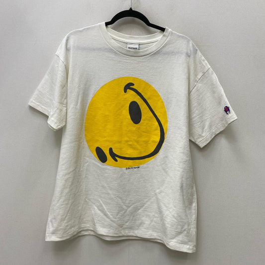 【中古】READYMADE | レディメイド COLLAPSED FACE T 半袖Ｔシャツ RE-CO-WH-00-00-143 ホワイト サイズ：M【加古川店】