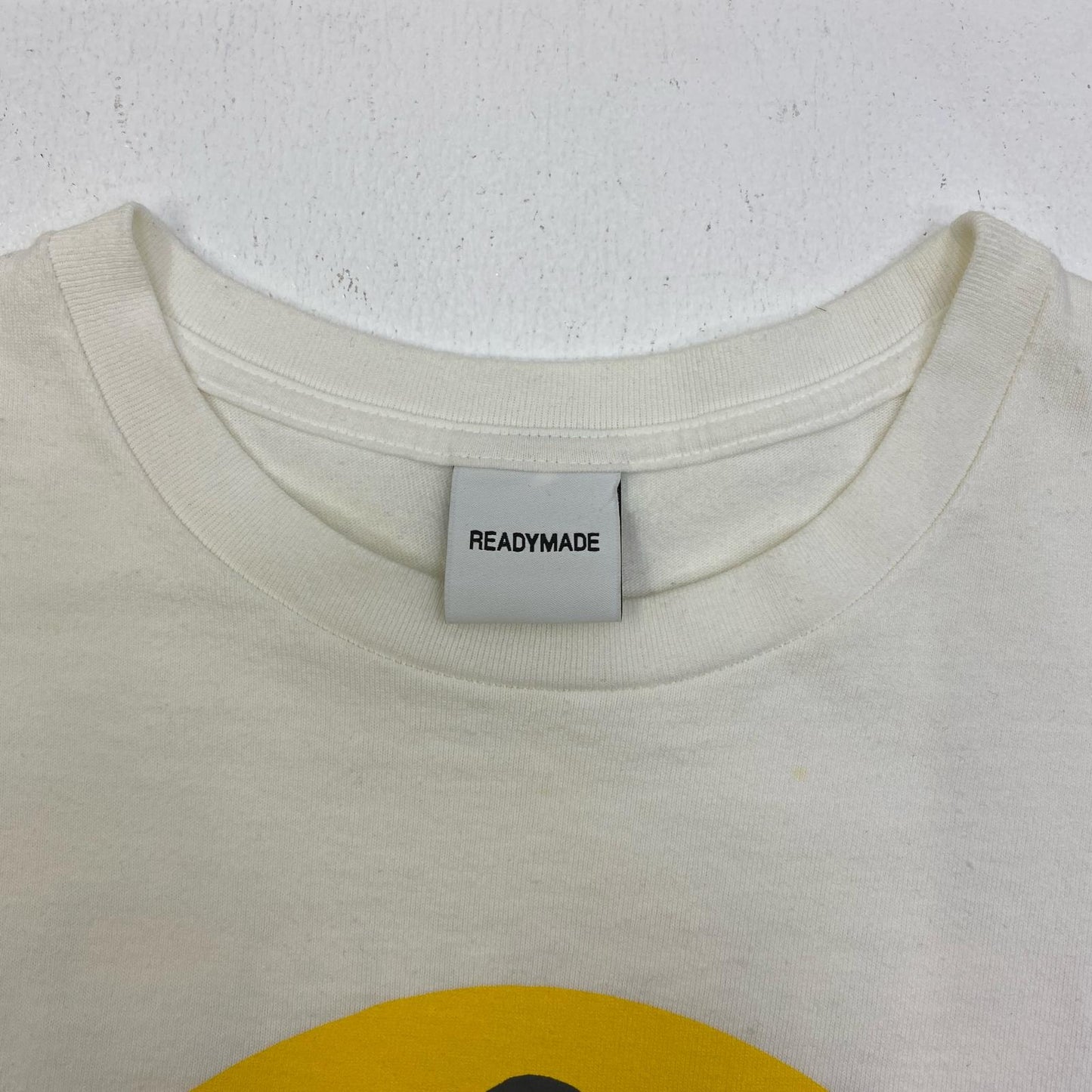 【中古】READYMADE | レディメイド COLLAPSED FACE T 半袖Ｔシャツ RE-CO-WH-00-00-143 ホワイト サイズ：M【加古川店】