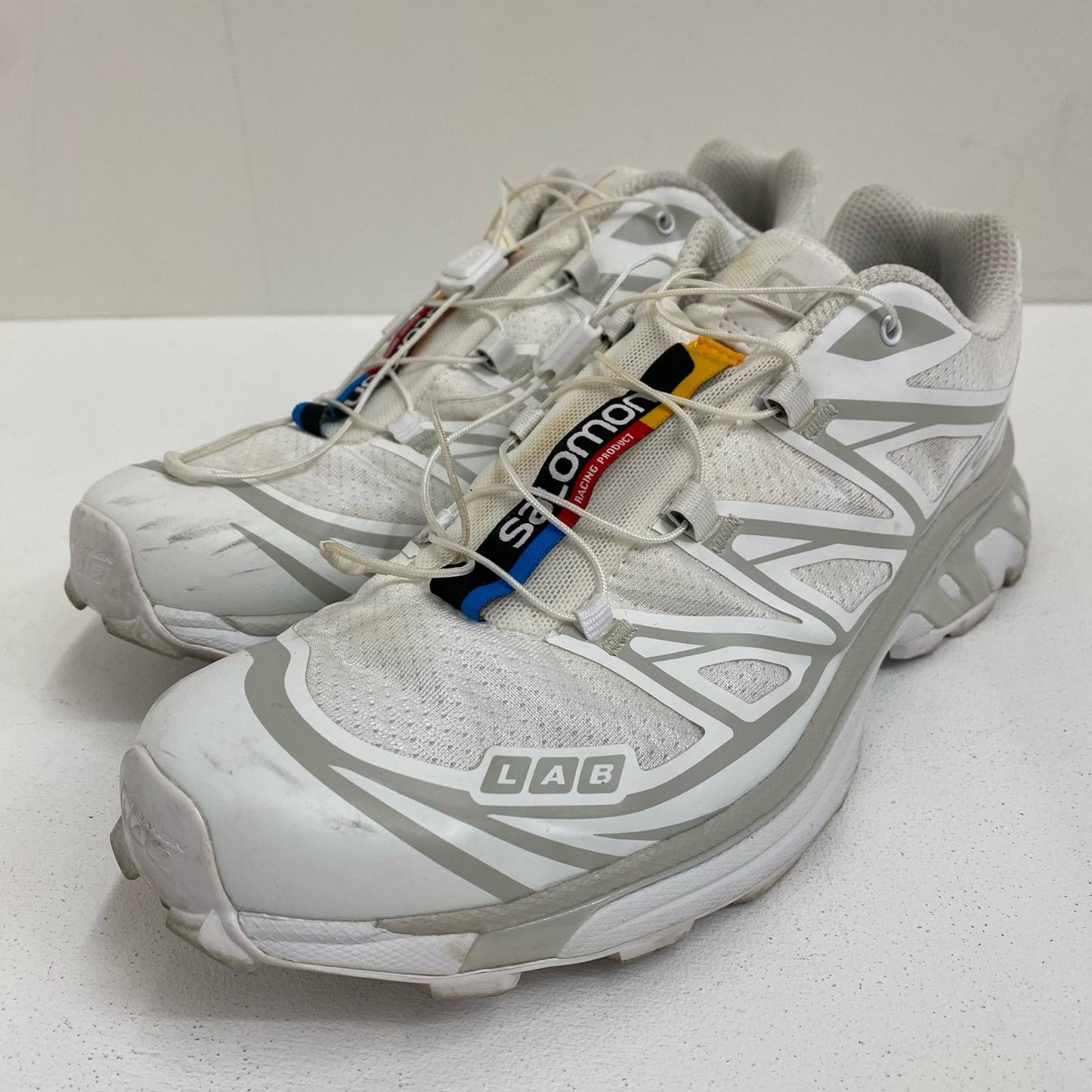 【中古】SALOMON | サロモン XT-6 スニーカー 412529 ホワイト 27.5cm【加古川店】