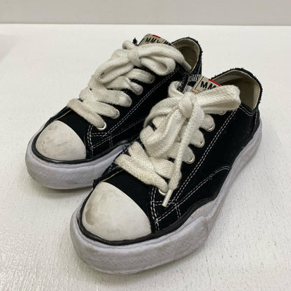 【中古】MIHARA YASUHIRO | ミハラヤスヒロ PETERSON LOW CANVAS スニーカー A01FW702 ブラック【加古川店】
