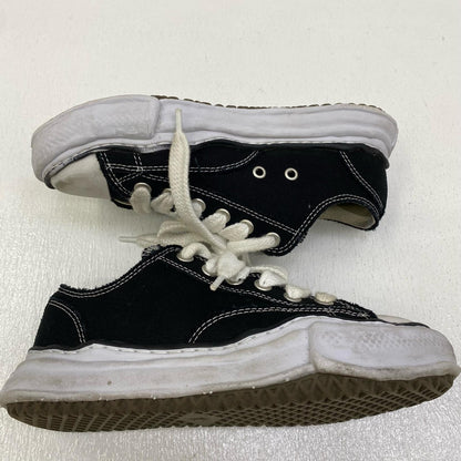 【中古】MIHARA YASUHIRO | ミハラヤスヒロ PETERSON LOW CANVAS スニーカー A01FW702 ブラック【加古川店】