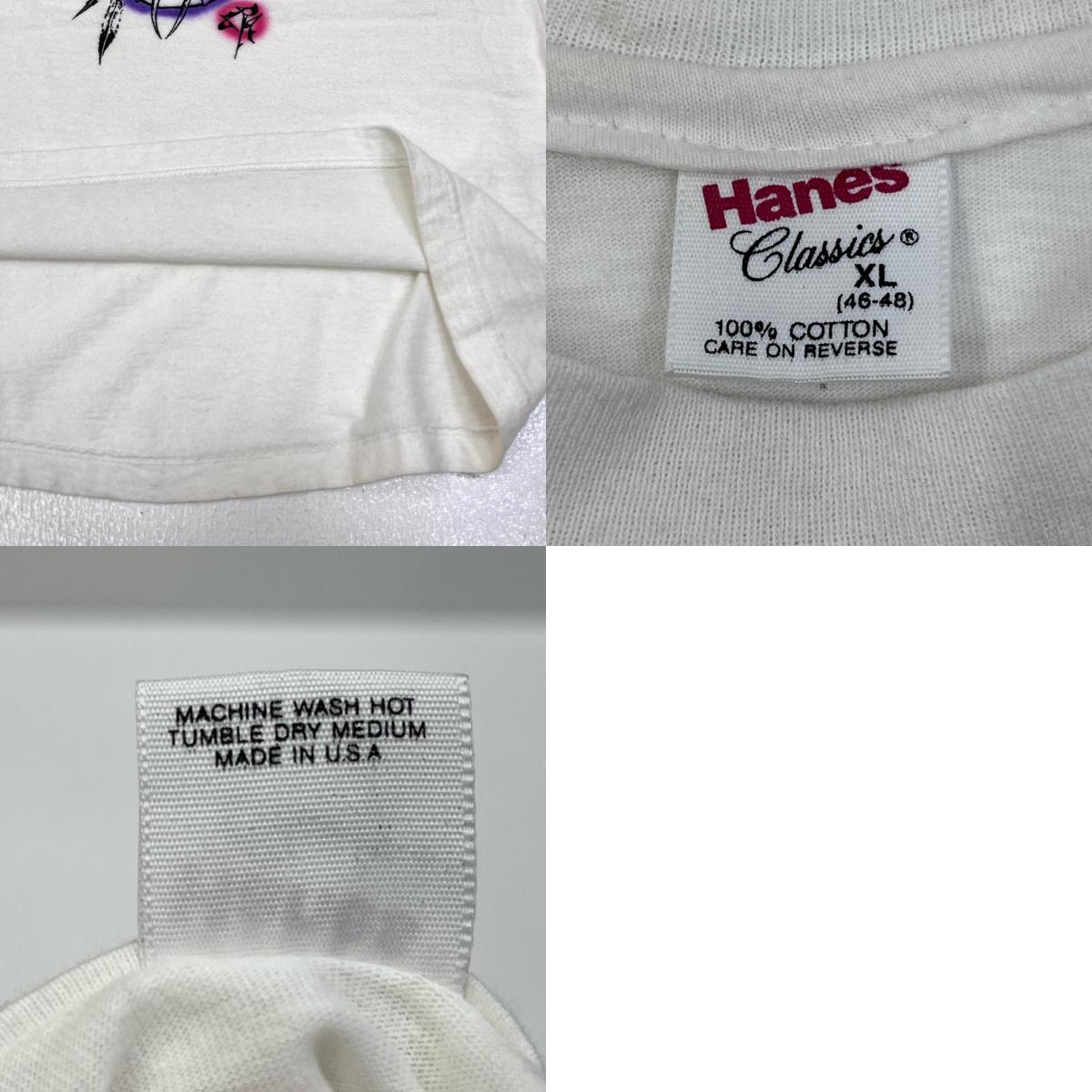 【中古】VINTAGE衣料 | ヴィンテージイリョウ RALPH HAWKE MANIS:Jim Morrison 半袖Ｔシャツ ホワイト サイズ：XL【加古川店】