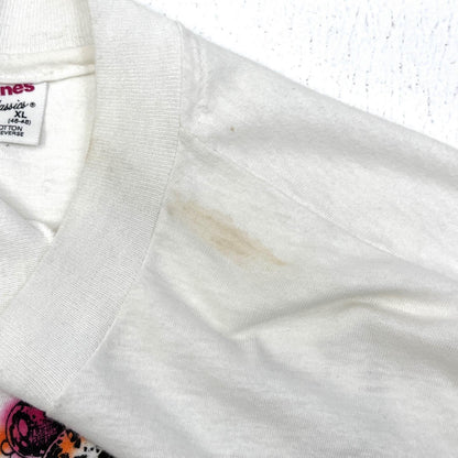 【中古】VINTAGE衣料 | ヴィンテージイリョウ RALPH HAWKE MANIS:Jim Morrison 半袖Ｔシャツ ホワイト サイズ：XL【加古川店】