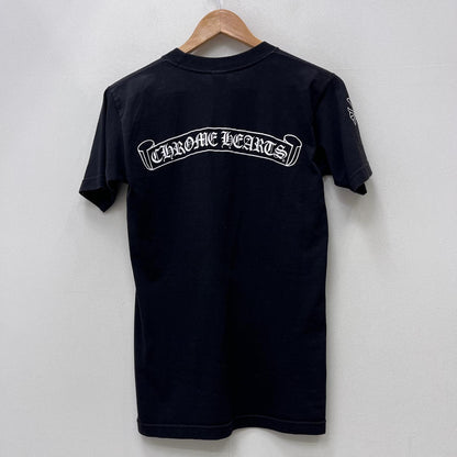 【中古】CHROME HEARTS | クロムハーツ Horseshoe Back Scroll Label 国内正規品 半袖Ｔシャツ 2212-304-0665 ブラック サイズ：S【加古川店】