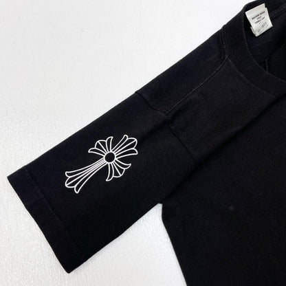 【中古】CHROME HEARTS | クロムハーツ Horseshoe Back Scroll Label 国内正規品 半袖Ｔシャツ 2212-304-0665 ブラック サイズ：S【加古川店】
